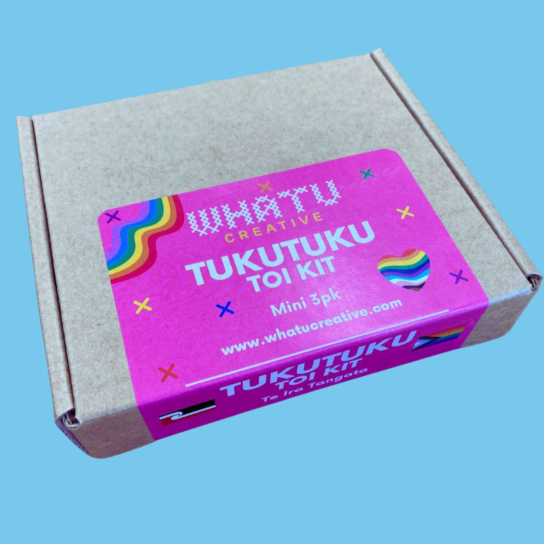 Whatu Creative - Te Ira Tangata Mini 3pk Tukutuku Toi Kit