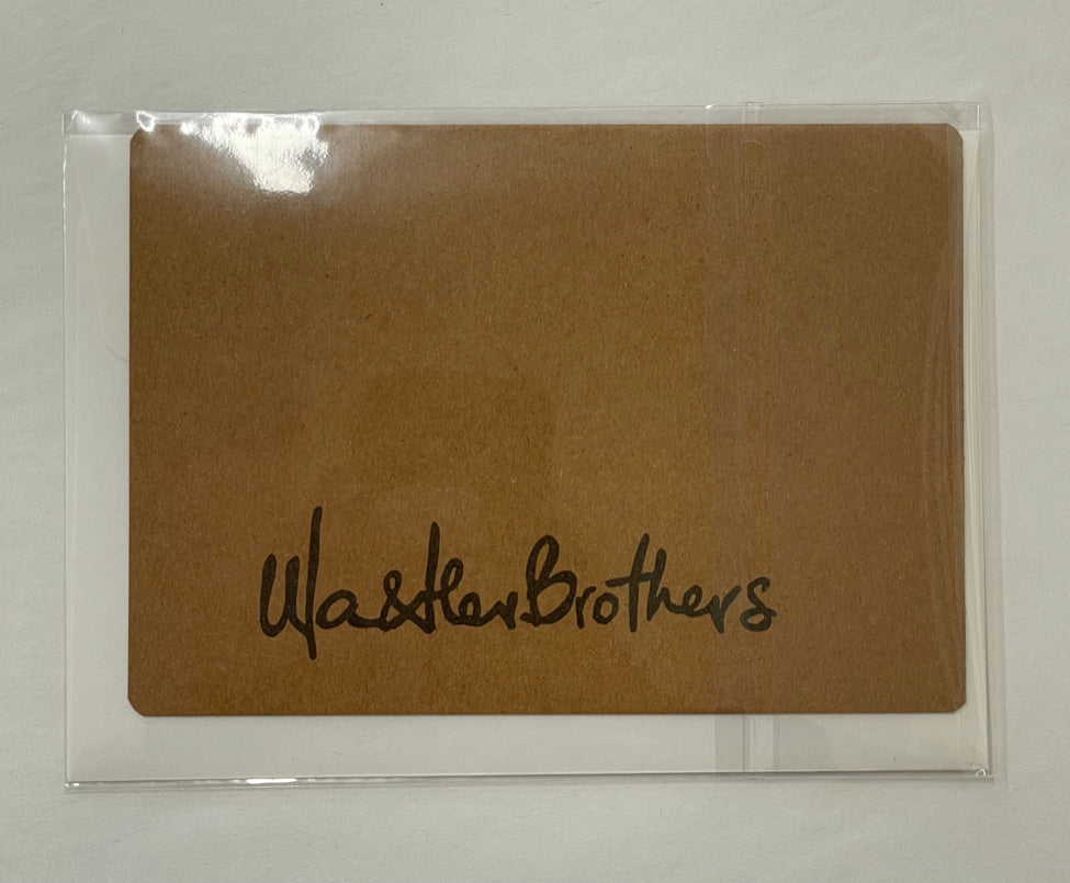 Corned Beef Handmade & Handprinted Card by Ula&HerBrothers