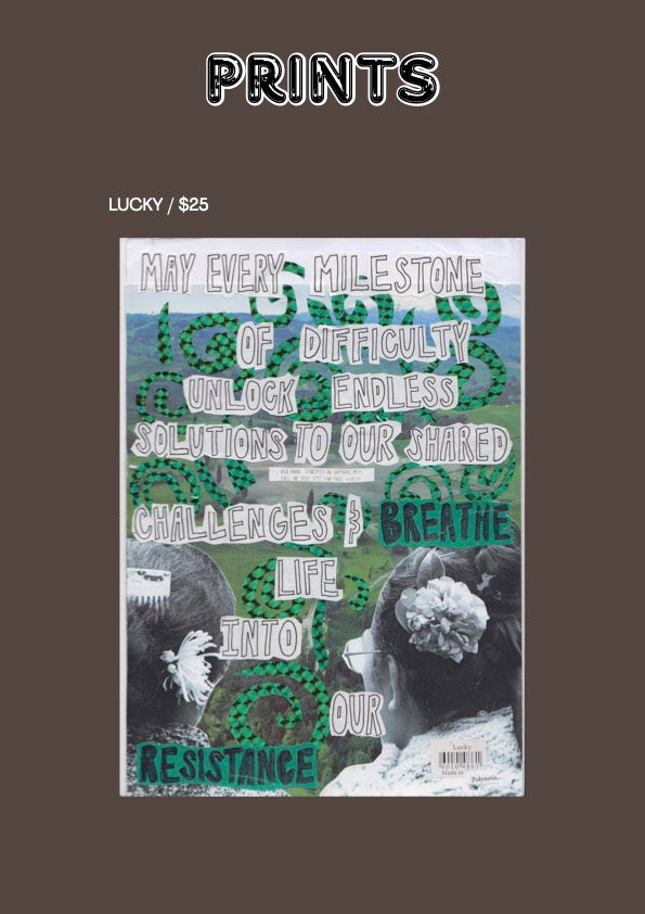 Lucky A4 Print by Filemu Zine