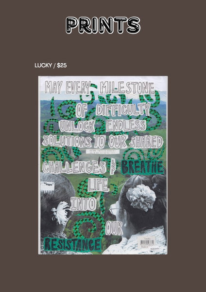 Lucky A4 Print by Filemu Zine