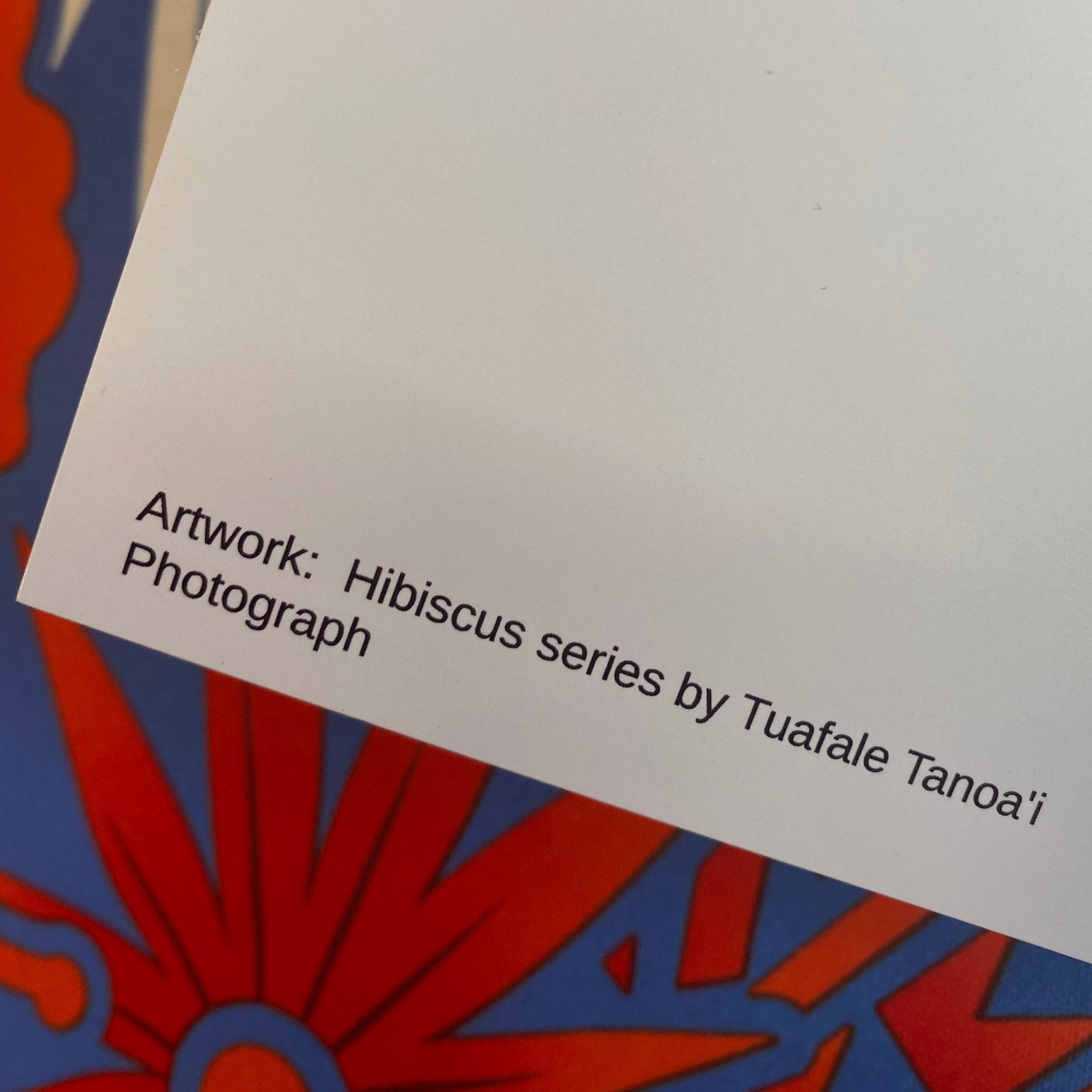 Hibiscus - Art Card by Tuafale Tanoa'i