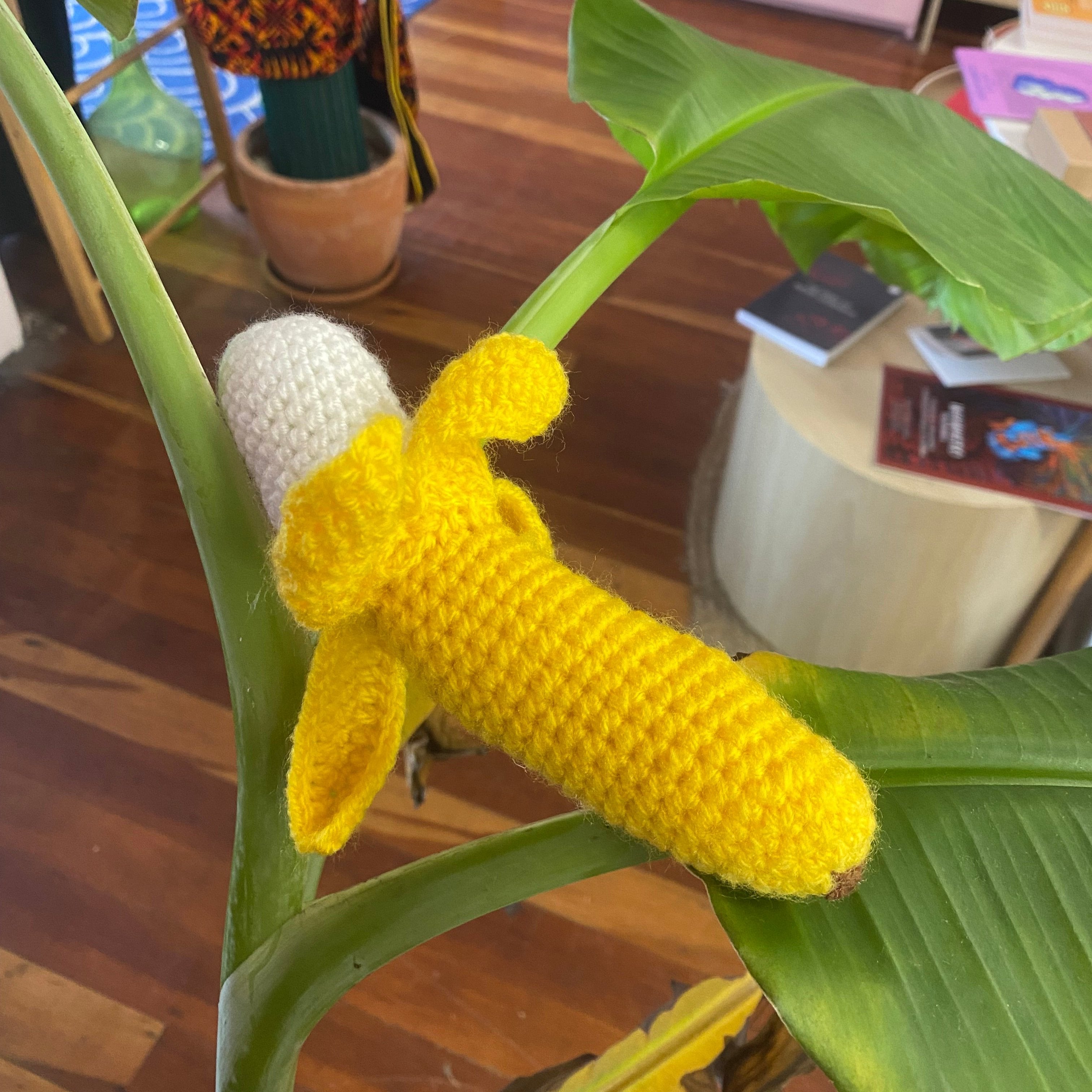 Banana Crocheted by Lizzie Luamanu