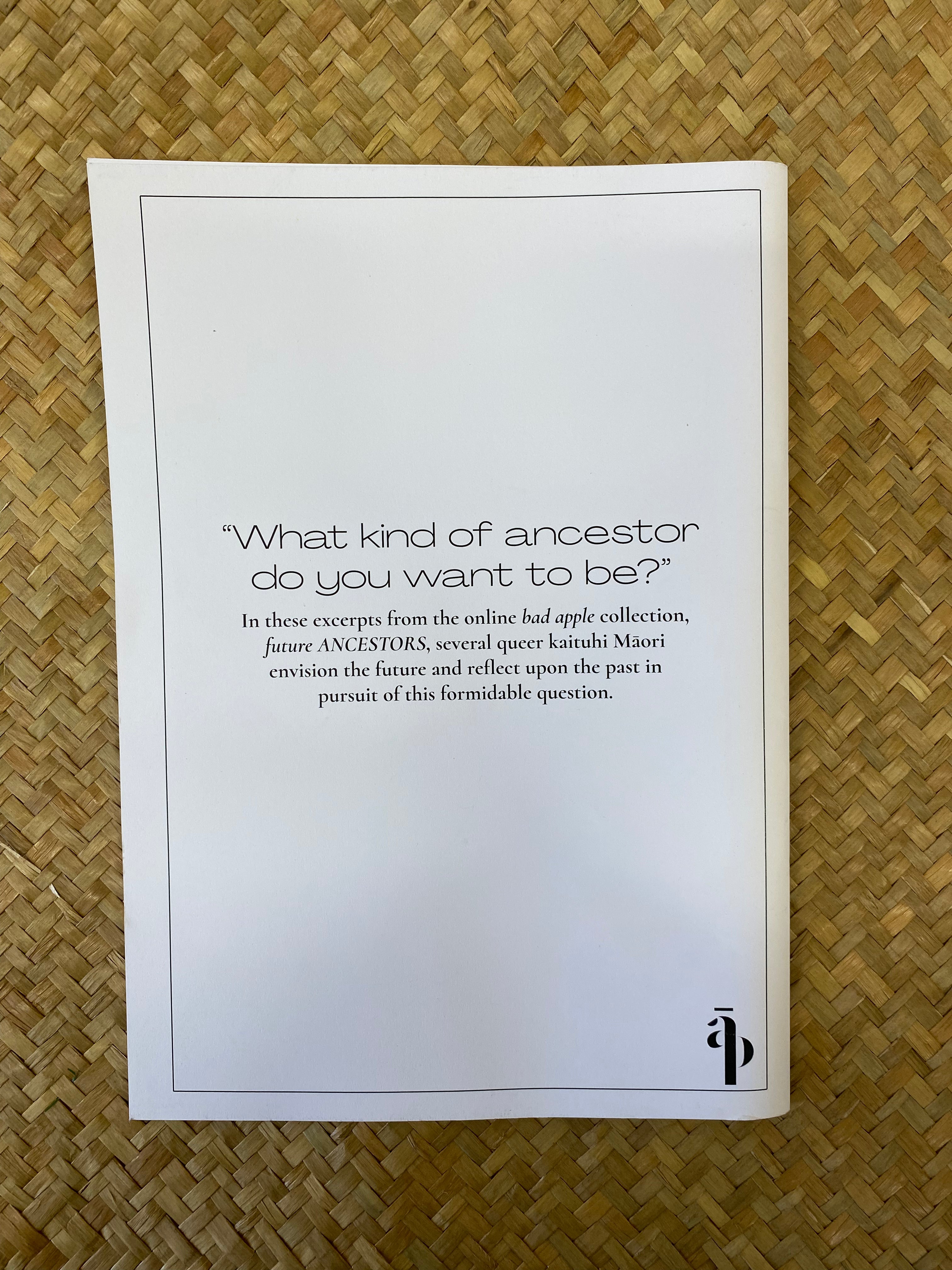 future ANCESTORS (excerpts) edited by Damien Levi