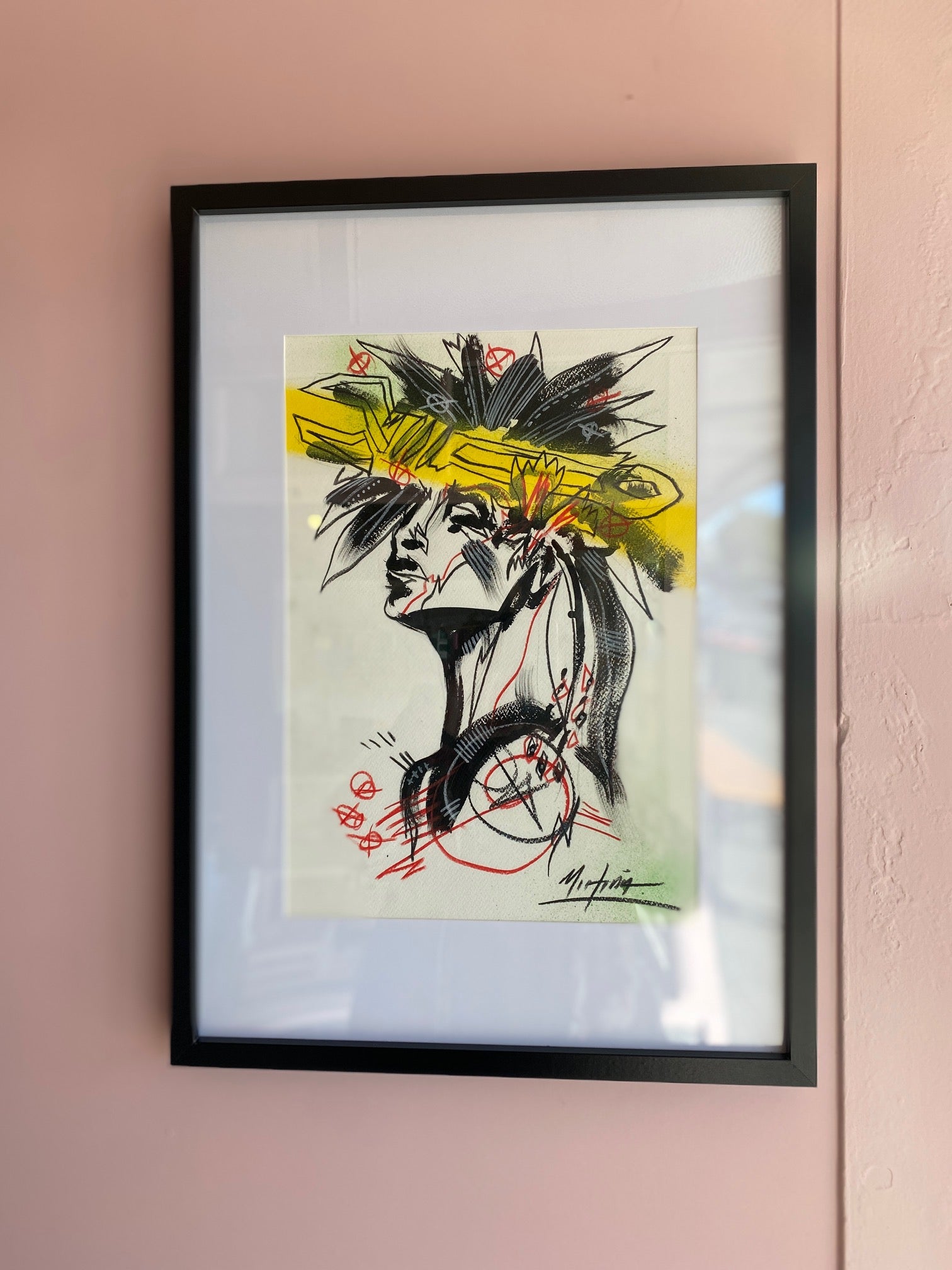 Foufou study (3) - original artwork by Marcus Hipa (Aotearoa Shipping Only)