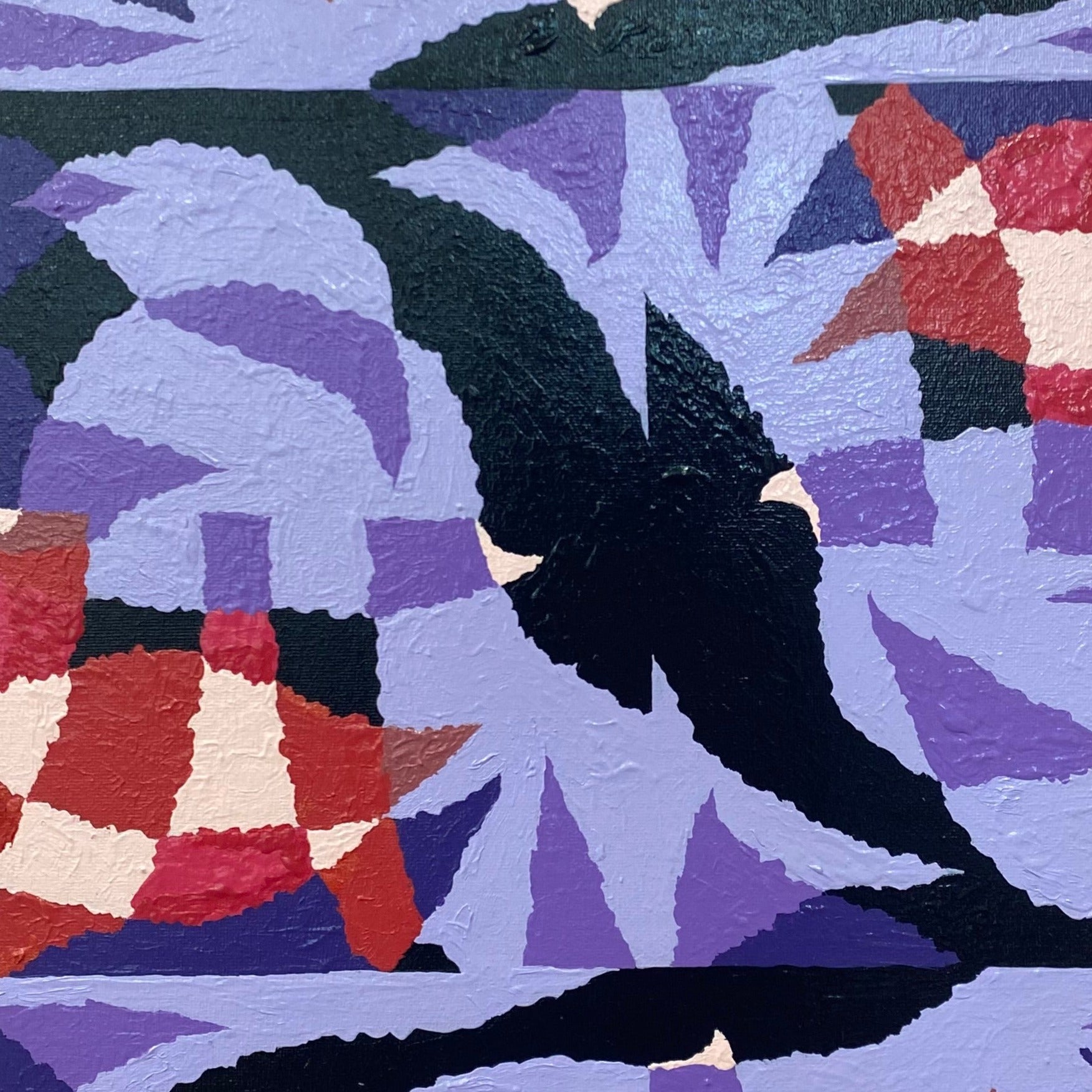 Purple Hue - original painting by Sean Hill