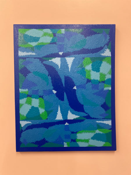 Blhue Ocean - original painting by Sean Hill