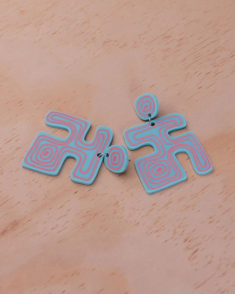 Pūtake earrings by Miss Maia