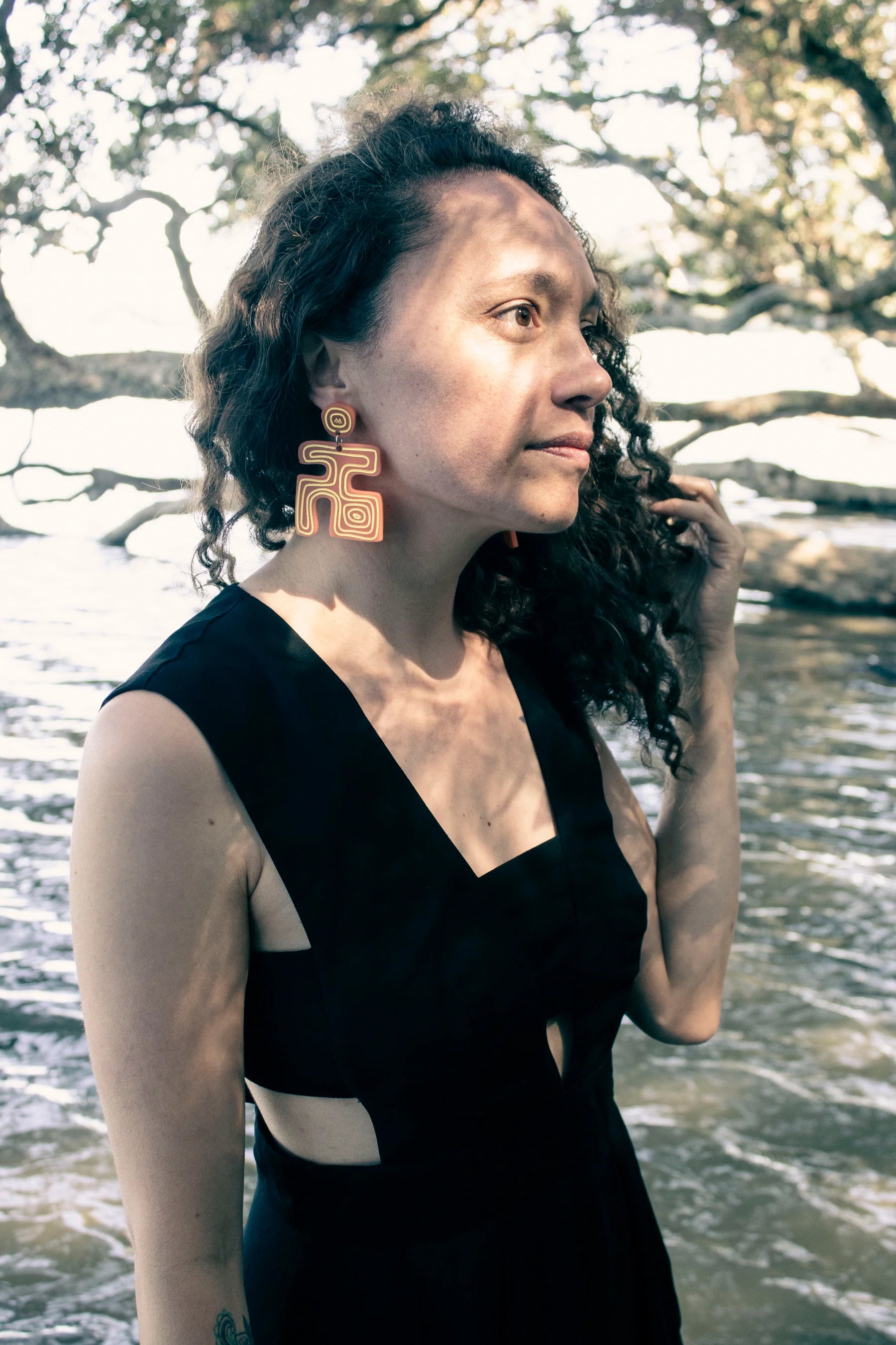 Pūtake earrings by Miss Maia