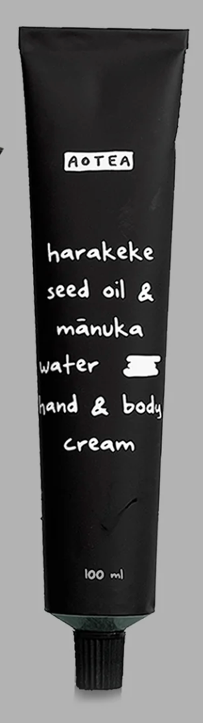 Harakeke Seed Oil and Mānuka Water Hand & Body Cream, 100ml Tube - Aotea