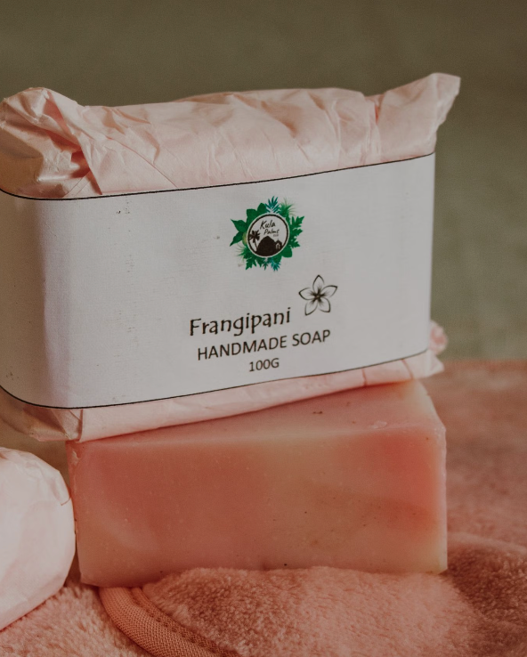 Handmade Frangipani Soap, Kula Palms