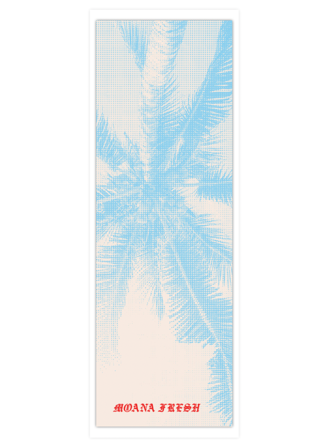 Moana Fresh Bookmark - Palm Tree in Blue