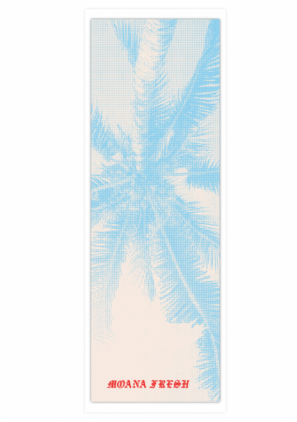 Moana Fresh Bookmark - Palm Tree in Blue
