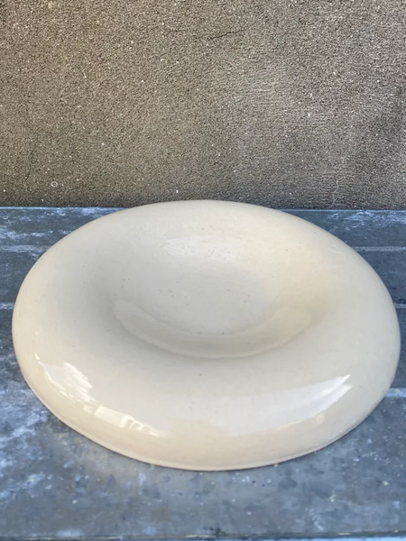 Big White Pebble Platter by Avara Studio