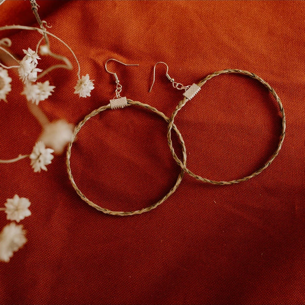 Ahi Hoops - Stainless Steel/9k Gold Hooks/Studs (Nui) by Ahi Raranga