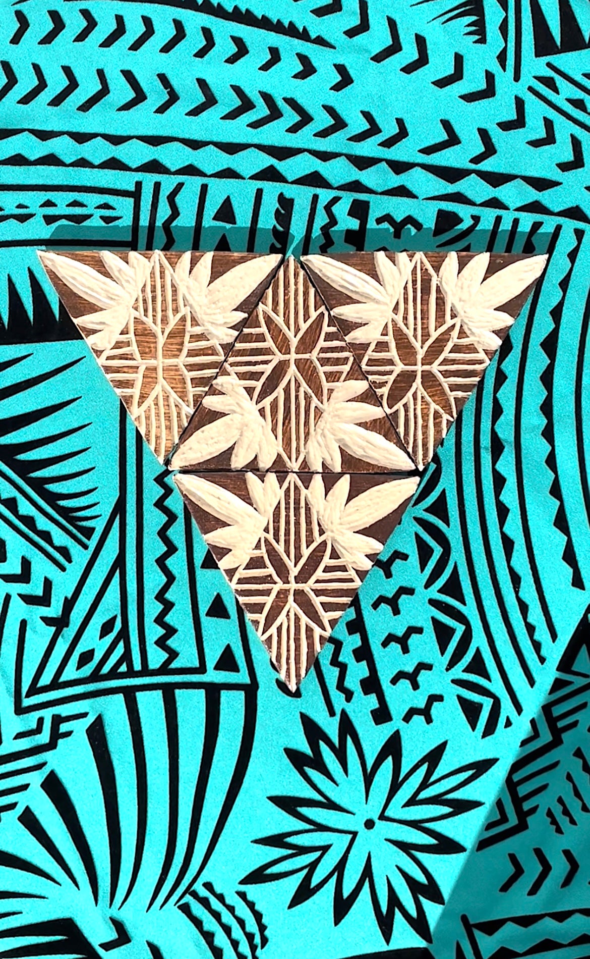 Hand Carved Siapo Tile by MASINA CREATIVE