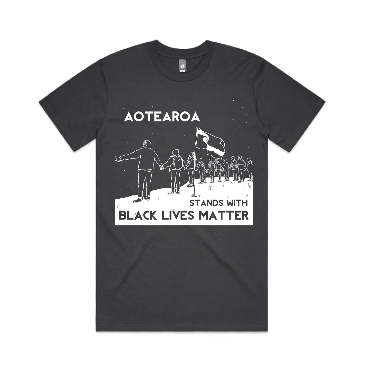 Aotearoa stands with Black Lives Matter T Shirt