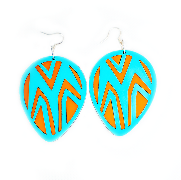 Belama Amplified Perspex Earrings - Conscious Mic