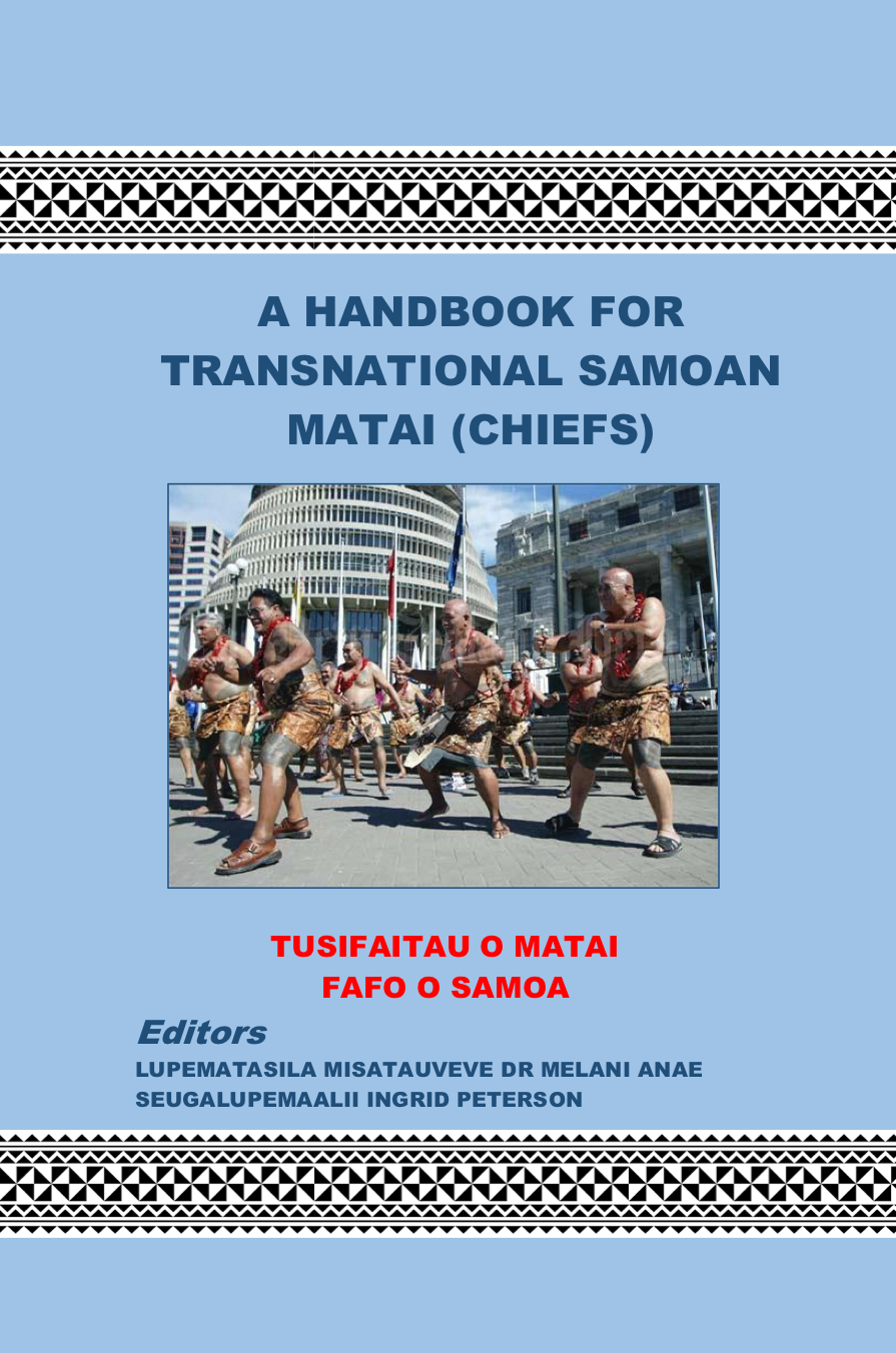 A Handbook for Transnational Samoan Matai (Chiefs) by Melani Anae