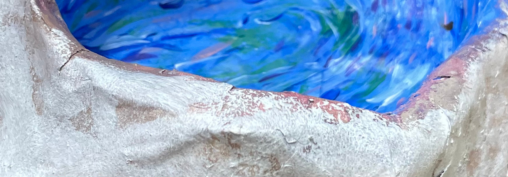 Small Paua paper mache kaimoana sculpture by Ahi Nyx