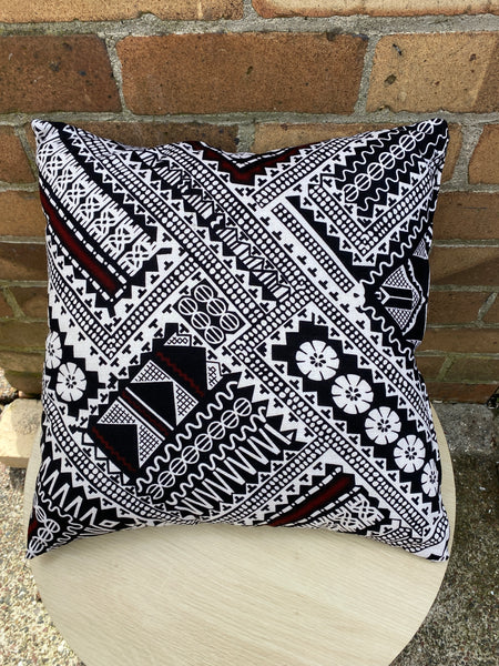 Tapa Cushion by Moana Oa (Large 65cm x 65cm)