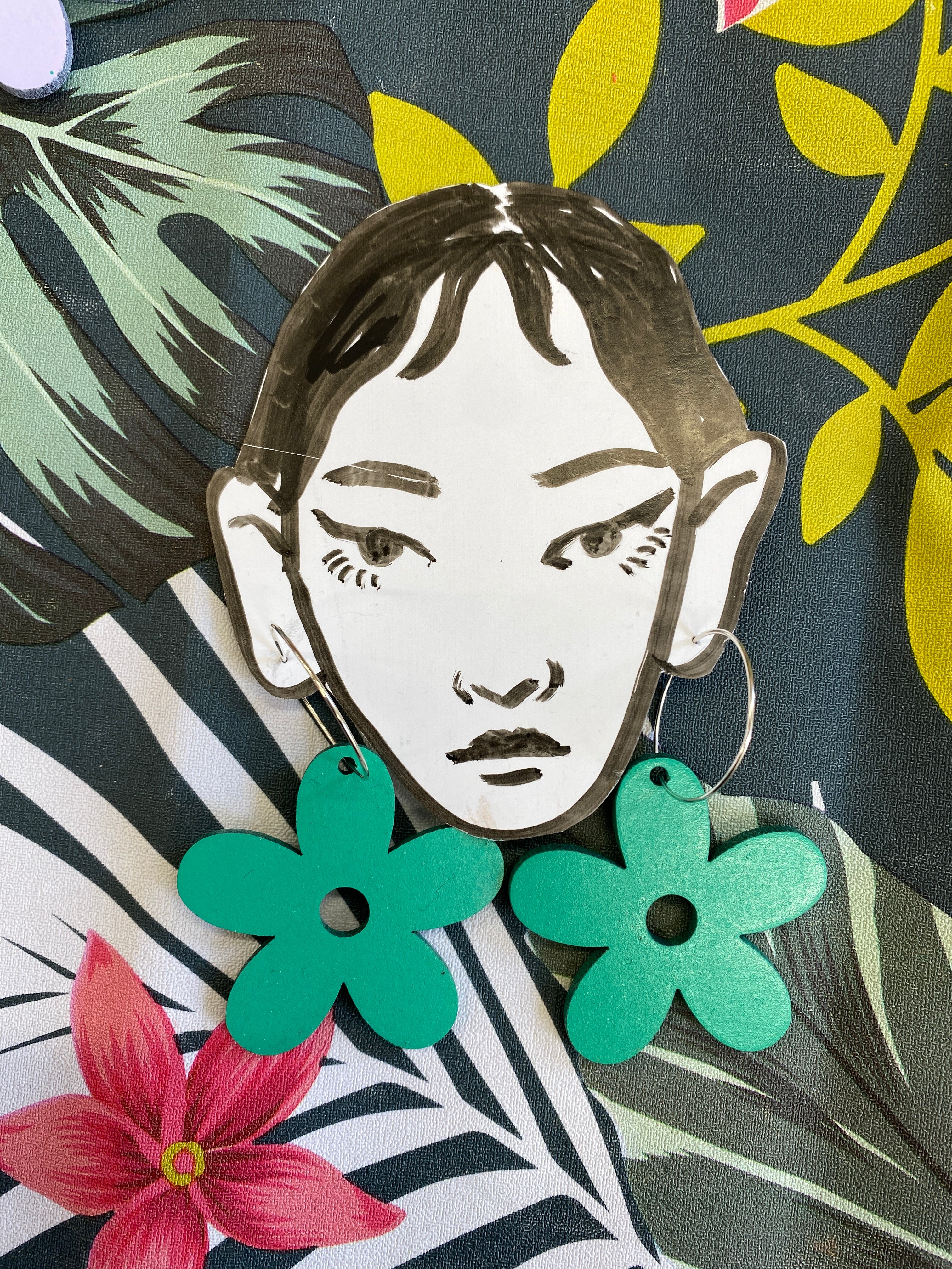 DAISY earrings by Kophie Su'a-Hulsbosch