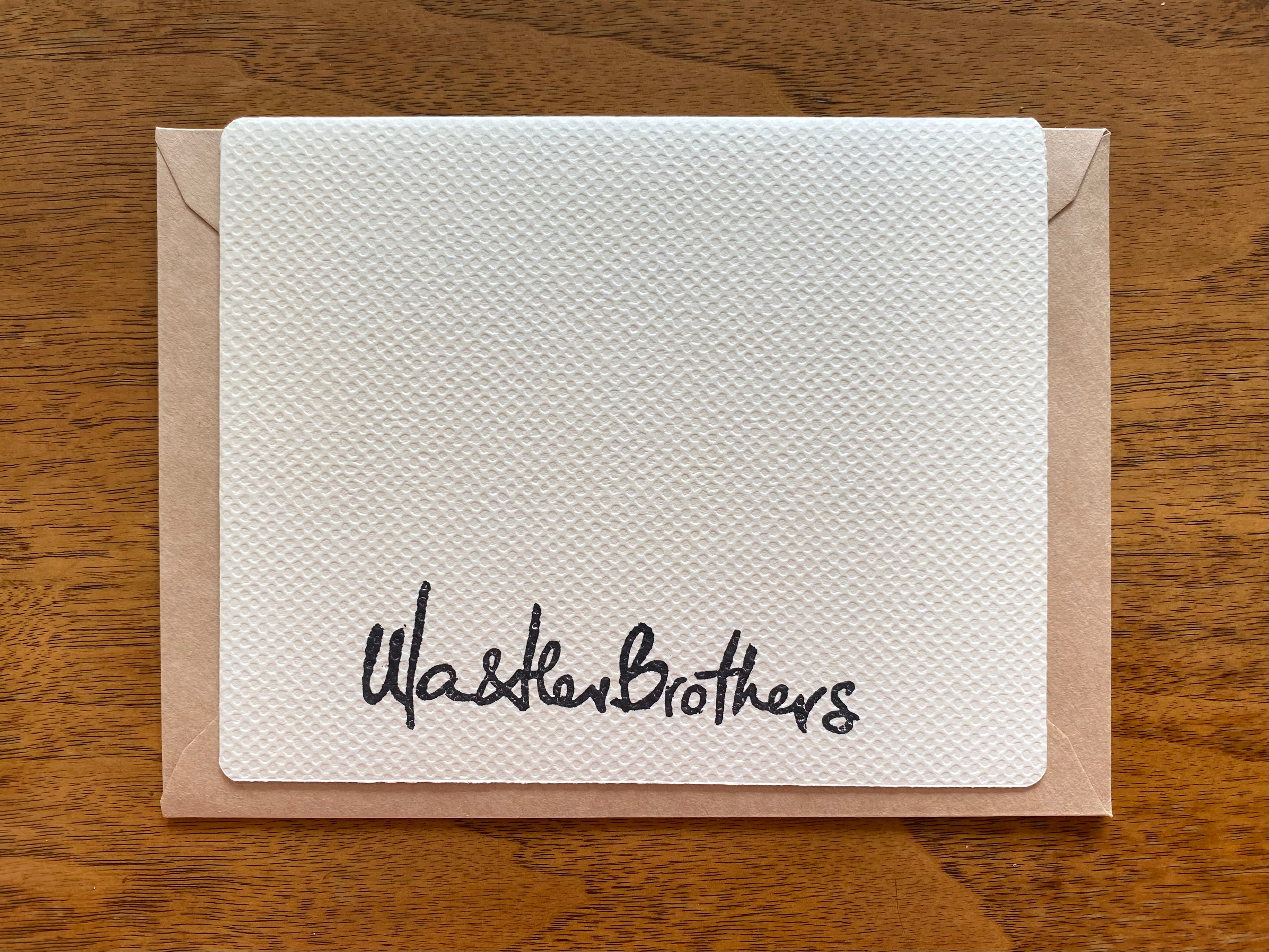 Kava Bowl Handmade & Handprinted Limited Edition Card by Ula&HerBrothers