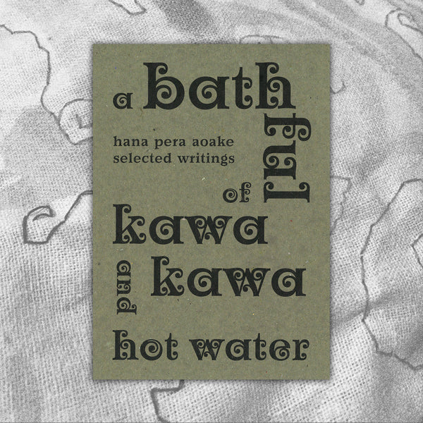 A bathful of kawakawa and hot water by Hana Pera Aoake