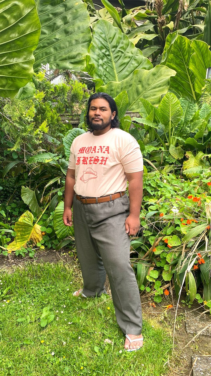 Moana Fresh T-Shirt with Conch Shell (Pink)