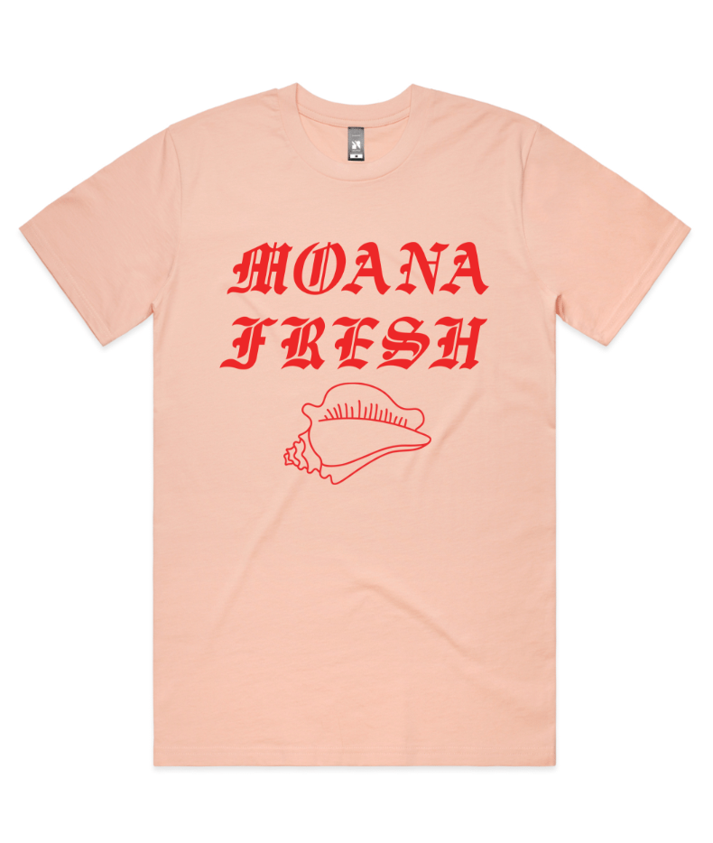 Moana Fresh T-Shirt with Conch Shell (Pink)