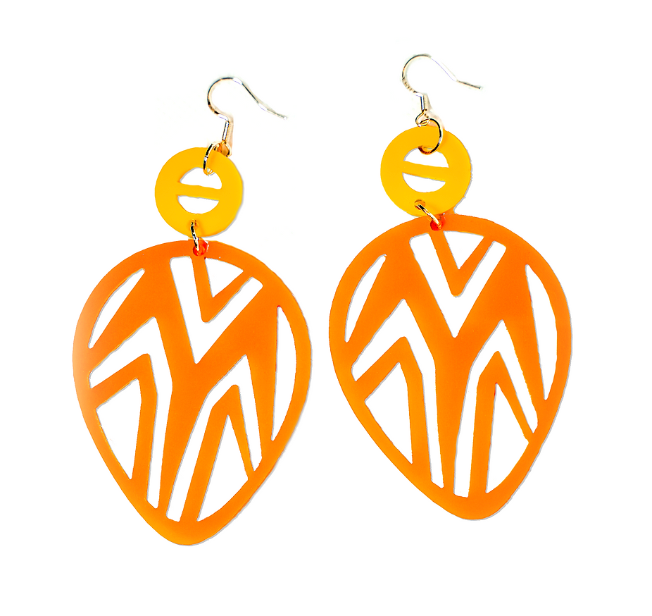 Belama Perspex Earrings - Conscious Mic