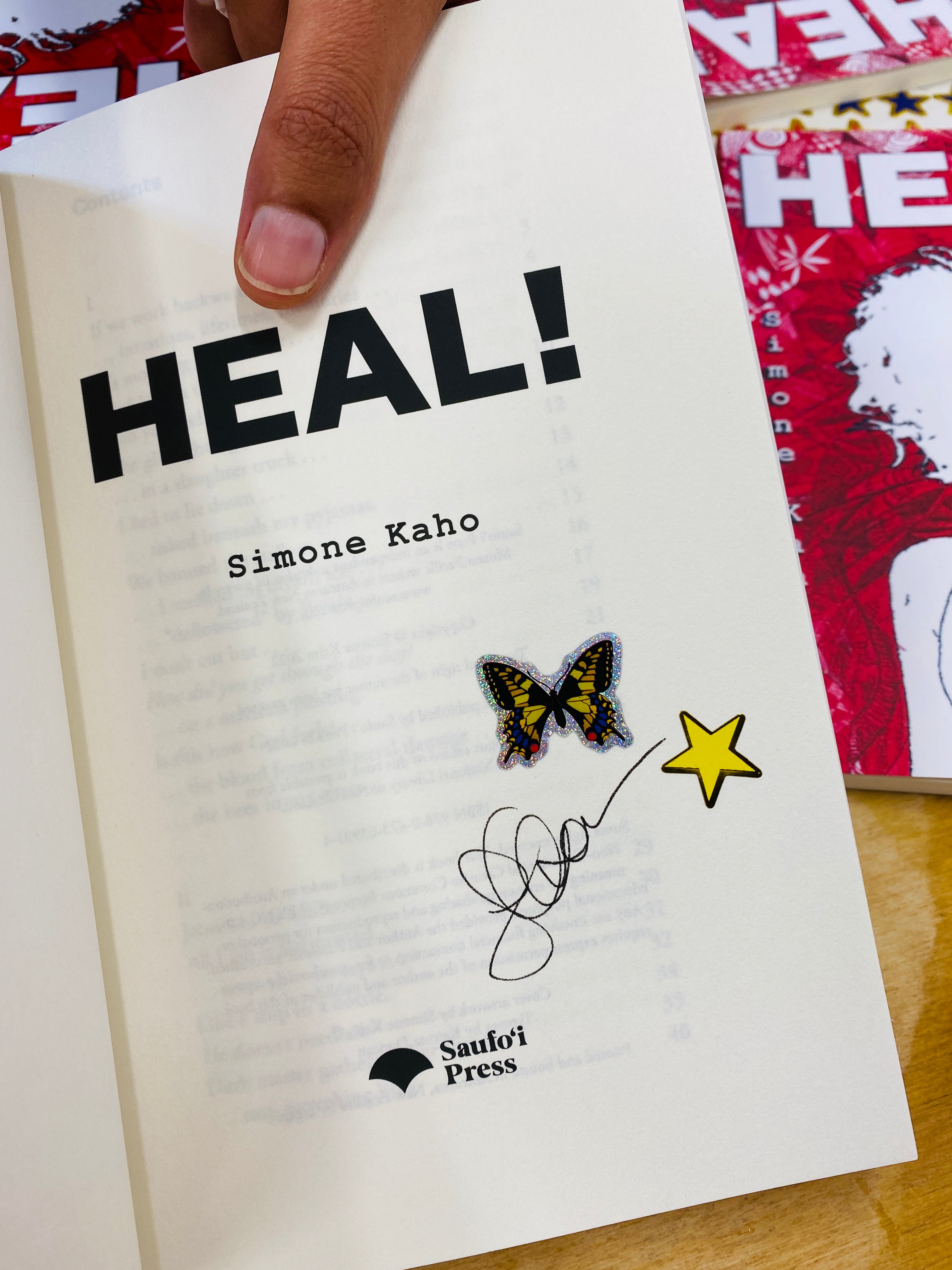 HEAL! by Simone Kaho (books signed by the author)